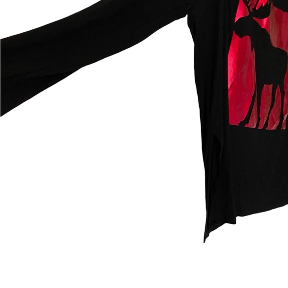 Jen & Sander Long Sleeve MOOSE  T Shirt - Picture 3 of 7